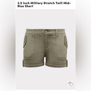 NWT torrid olive green military shorts